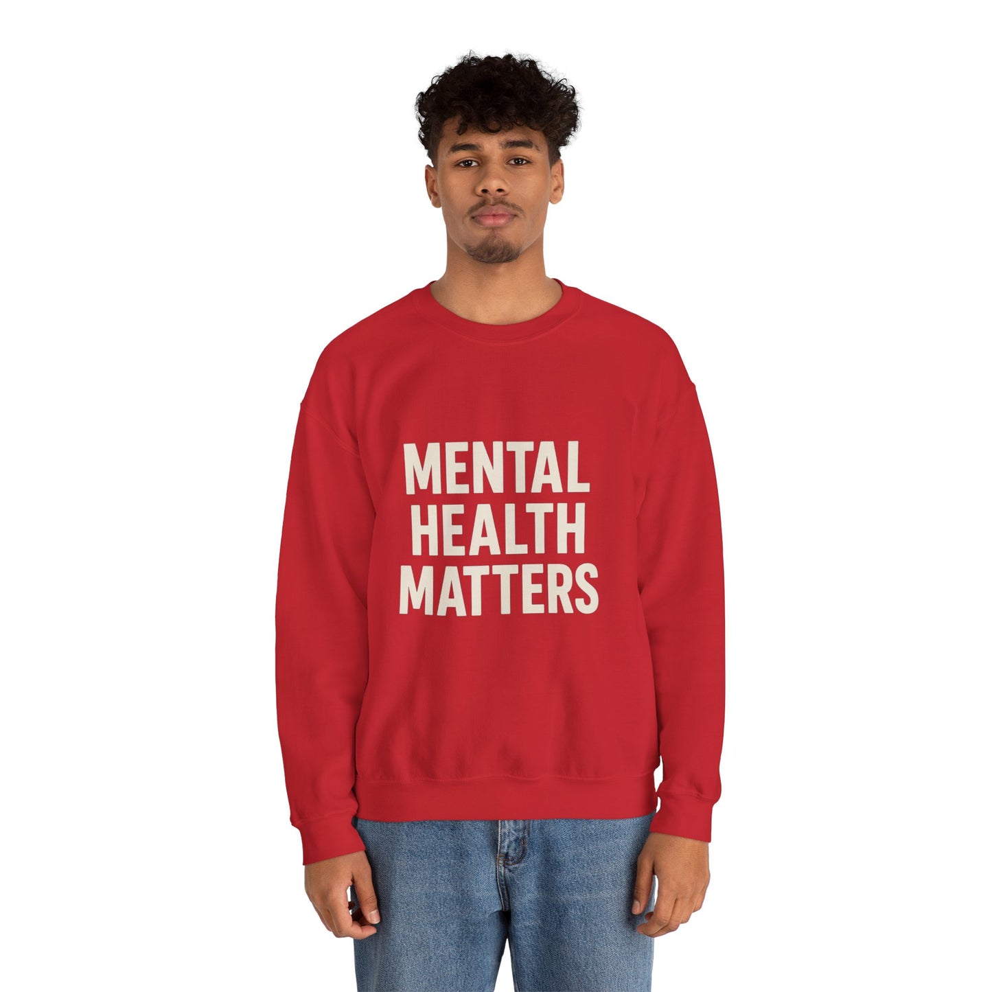 Unisex Mental Health Matters Crewneck Sweatshirt