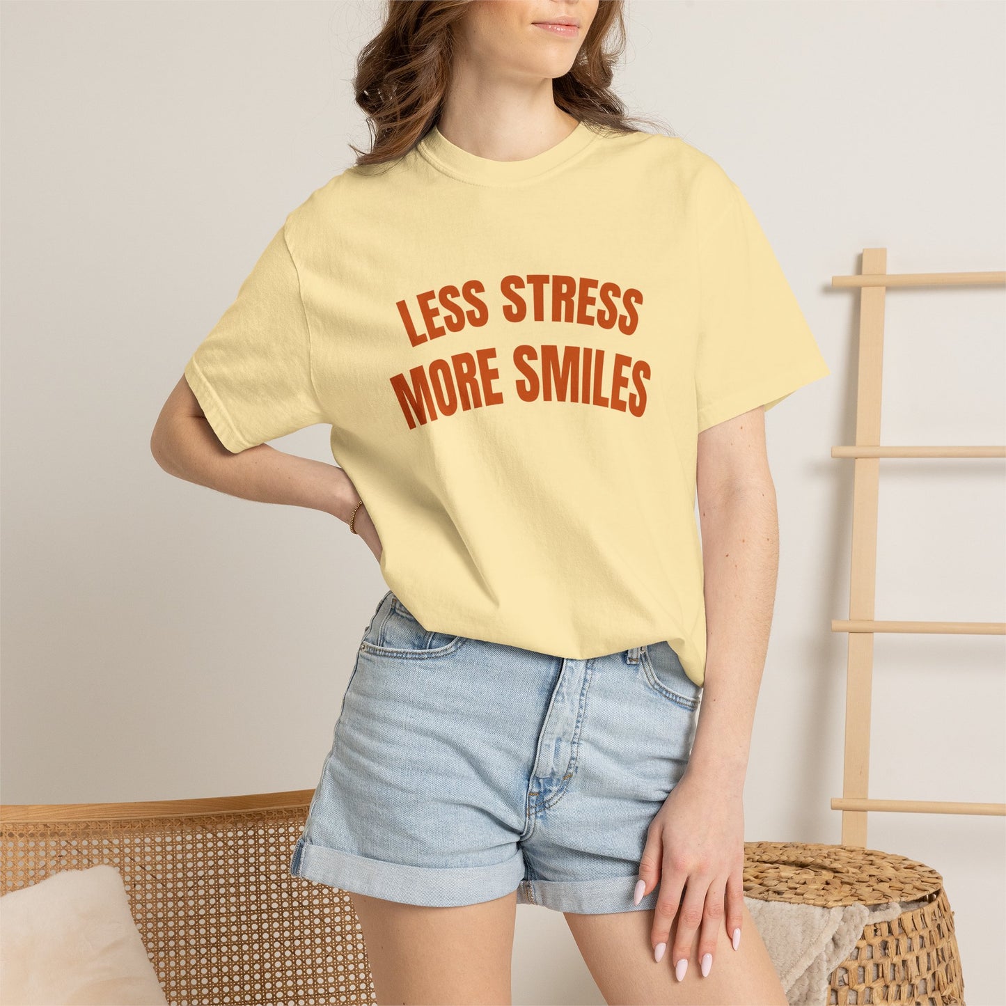 Less Stress More Smiles T-Shirt