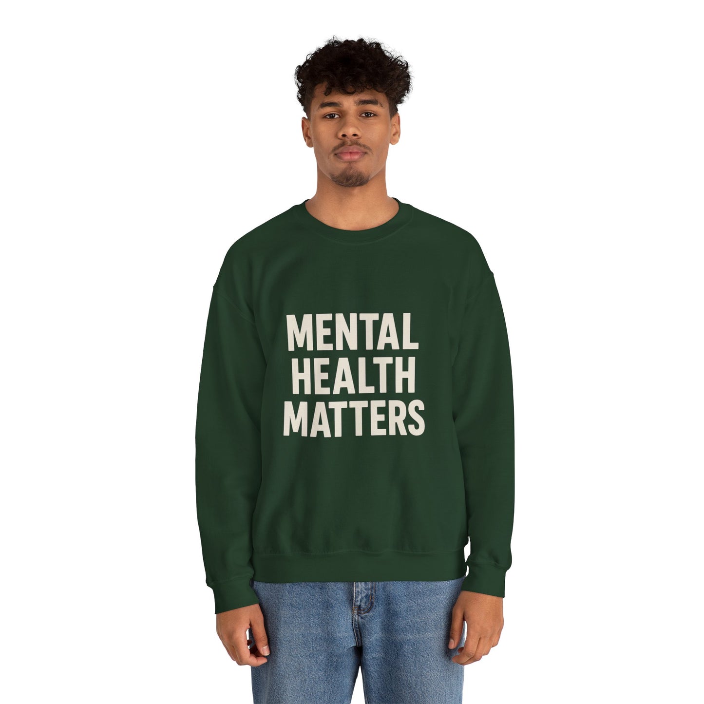 Unisex Mental Health Matters Crewneck Sweatshirt