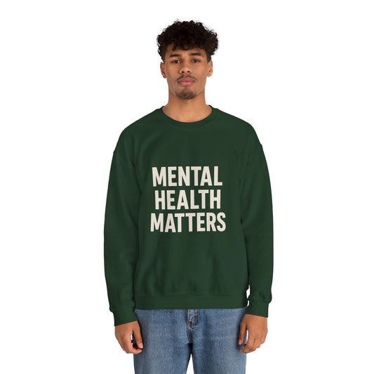 Unisex Mental Health Matters Crewneck Sweatshirt