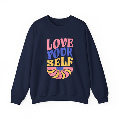Love Your Self Retro Crewneck Sweatshirt