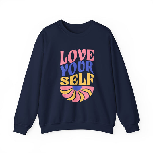 Love Your Self Retro Crewneck Sweatshirt
