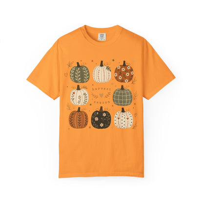 Pumpkin Patch Pattern Halloween T-Shirt
