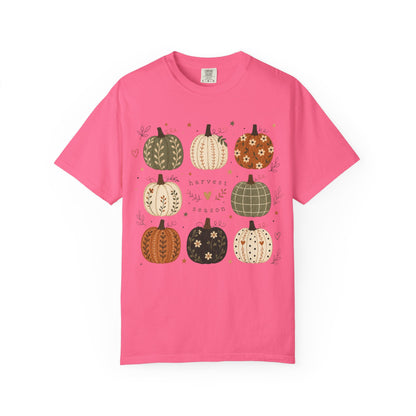 Pumpkin Patch Pattern Halloween T-Shirt