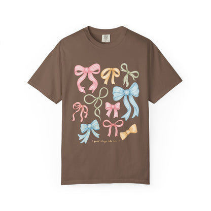 Pastel Ribbon Bows T-Shirt