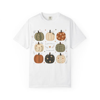 Pumpkin Patch Pattern Halloween T-Shirt