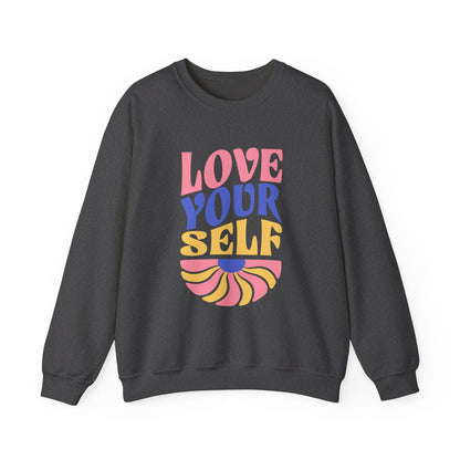 Love Your Self Retro Crewneck Sweatshirt