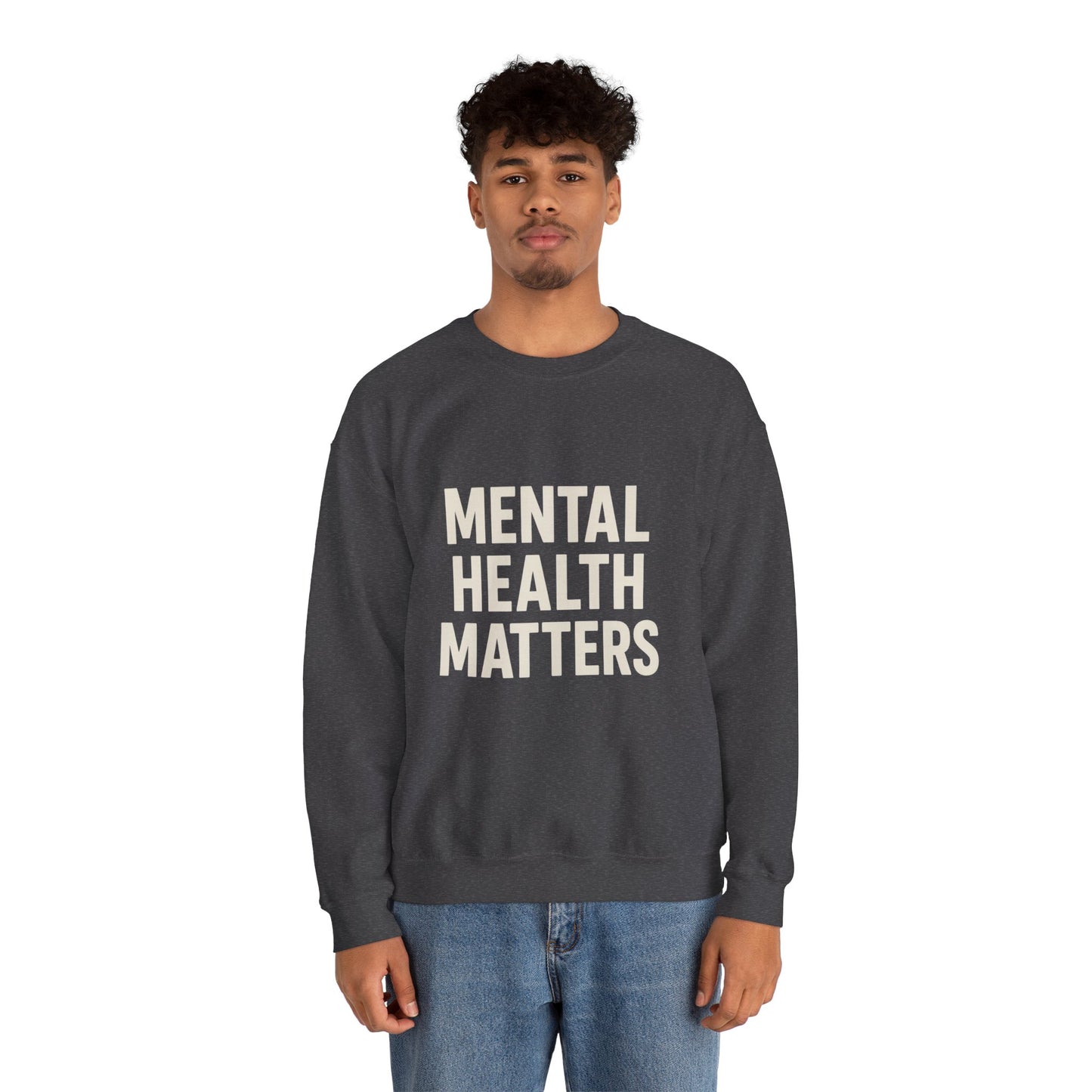 Unisex Mental Health Matters Crewneck Sweatshirt