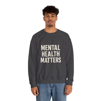 Unisex Mental Health Matters Crewneck Sweatshirt