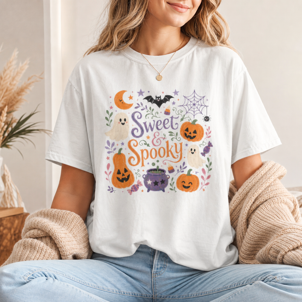 Sweet & Spooky Halloween T-Shirt