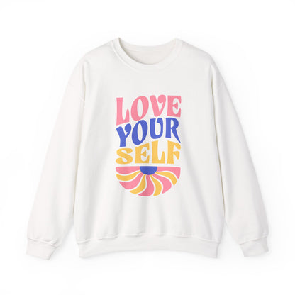 Love Your Self Retro Crewneck Sweatshirt