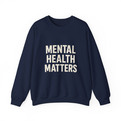 Unisex Mental Health Matters Crewneck Sweatshirt