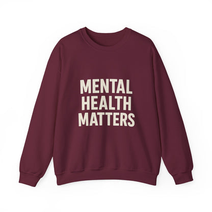 Unisex Mental Health Matters Crewneck Sweatshirt