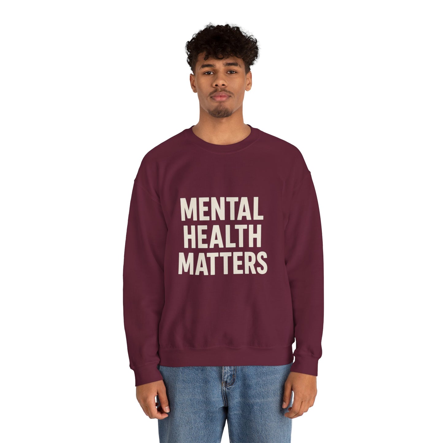 Unisex Mental Health Matters Crewneck Sweatshirt