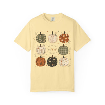 Pumpkin Patch Pattern Halloween T-Shirt