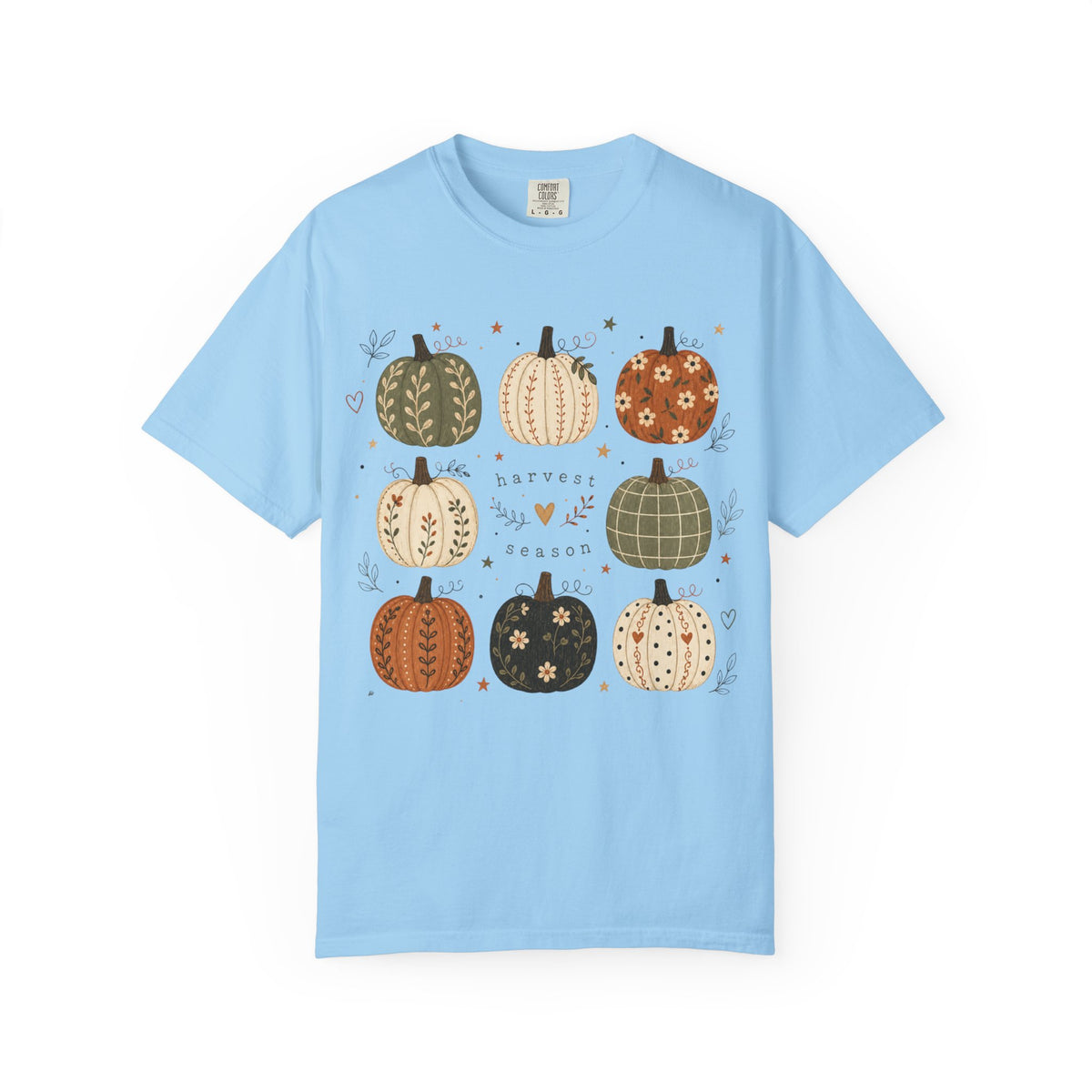 Pumpkin Patch Pattern Halloween T-Shirt