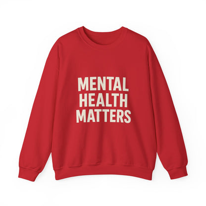 Unisex Mental Health Matters Crewneck Sweatshirt