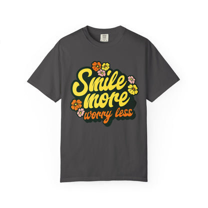 Smile More Worry Less T-Shirt