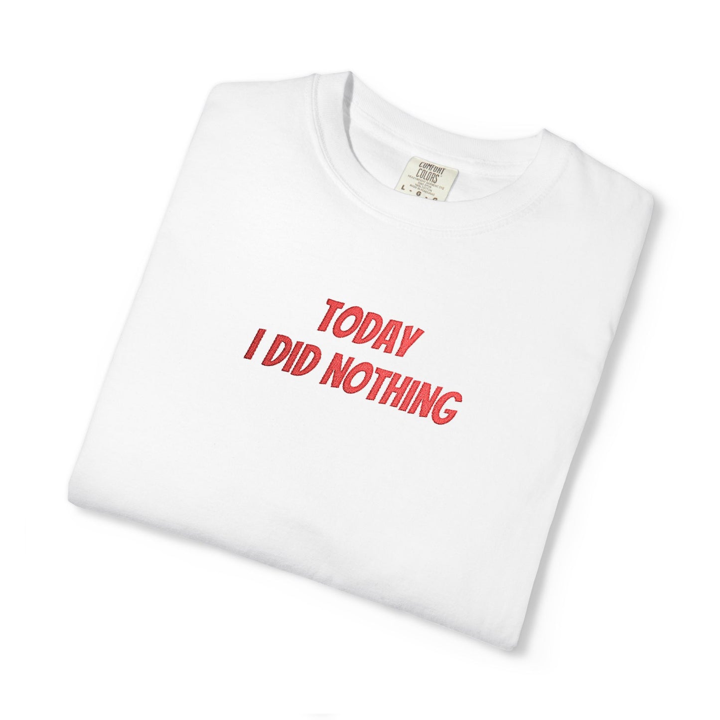 Today I Did Nothing T-Shirt