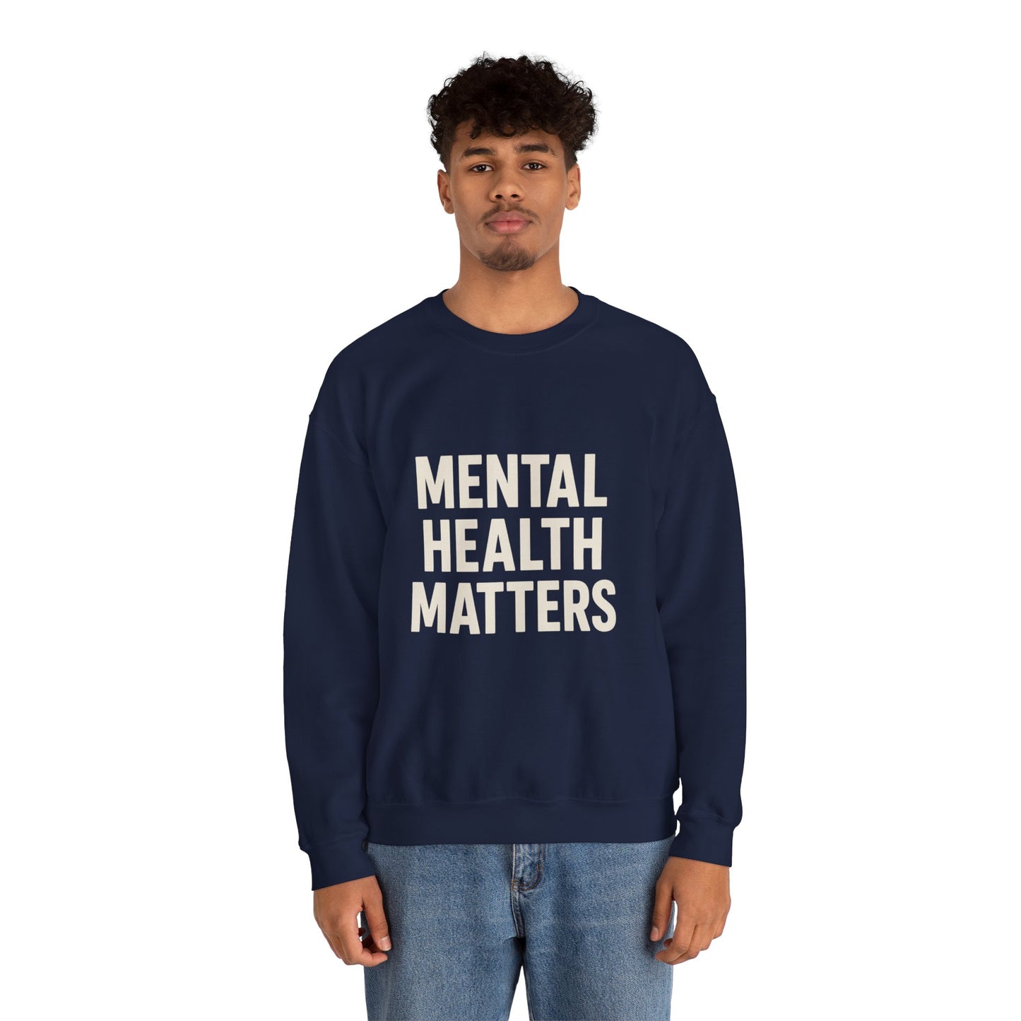Unisex Mental Health Matters Crewneck Sweatshirt