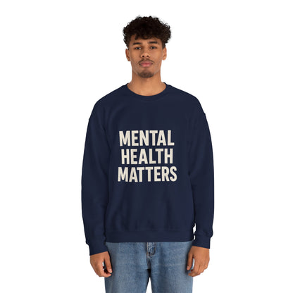Unisex Mental Health Matters Crewneck Sweatshirt