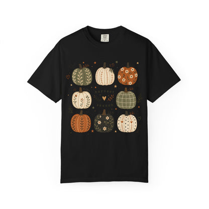 Pumpkin Patch Pattern Halloween T-Shirt
